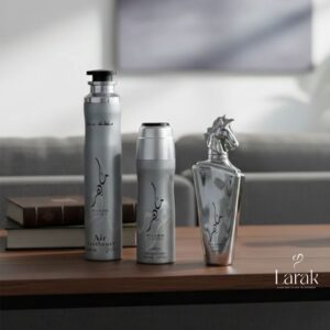 106-LATTAHA ESTU-SET 3PIEZAS MAAHIR LEGANCY PLATEADA SPRAY + AIR 200ML (2)