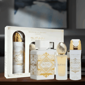 108-LATTAFA SET- ESTUC BADEE AL OUD 3 PIEZAS HONOR Y GLORIA (2)